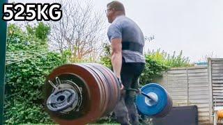 Unknown Man Lifted 525 KG/1157 Lb