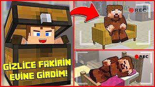 BEBEK HIRSIZ GECE GİZLİCE FAKİR'İN EVİNE KALDI!  - Minecraft