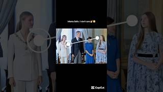 infanta Sofia's reaction #princess #king #history #shorts