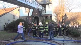 West Hempstead L.I.N.Y. Working House Fire with Maydays, 12-26-14