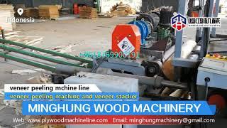 Woodworking Machinery Wood Veneer Peeling Machine for Rotary Peeling Plywood Veneer