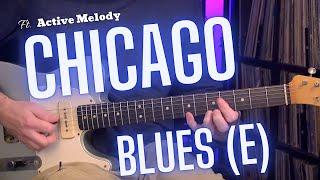 Chicago Blues Guitar Backing Track (E)