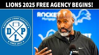Detroit Lions 2025 Free Agency Begins! | Detroit Lions Podcast