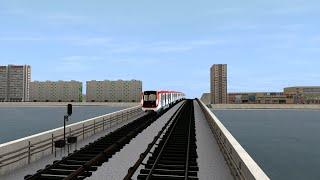 Trainz 12. Поездка по Филёвской линии метро (4 и 4А)