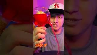 RED ROUND GLASS WATER SOUND ASMR #nyjhatvofficial #shortvideo #satisfyingasmr #calmingsounds