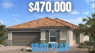 1 Story | $470,000 | New SW Vegas Home | 1849 Plan | Reserves at Saguaro North by KB Homes