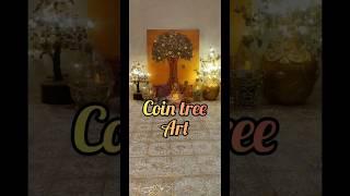 Coin tree painting #Golden tree #Coin tree #Karpagavirucham #shorts