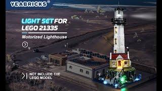 BRICKBUMS-YEABRICKS LED LIGHT KIT FOR LEGO 21335 MOTORIZED LIGHTHOUSE