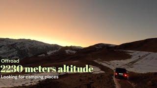 Offroad at 2230 meters altitude. Looking for a new and challenging camping spot #offroad #camping