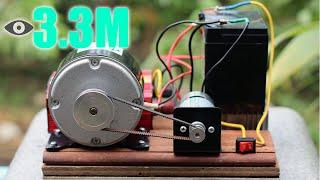 DC motor hacks: 12V DC Motor 775  to run 24V DC Motor 250W as generator