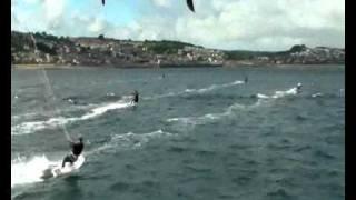 Kitesurf Racing in Cornwall by Pasty Adventures Kite Surf School