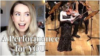 Watch Me Perform on my Violin!! My PhD Performance