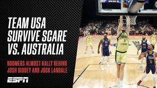 Team USA Survive Scare vs. Boomers