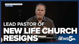 Lead pastor of New Life Church in Colorado Springs resigns