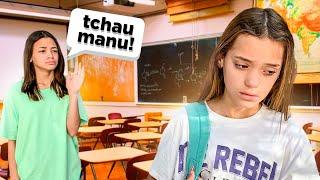 MANU HAD TO GO TO CLASSROOM ALONE - MILLENA AND MANU MAIA