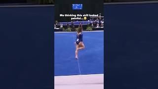 No way that skill doesn't hurt #gymnastics #flip #sports #splits #tumbling #cheerleader #gymnast