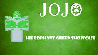 Hierophant Green Showcase - Jojo Blox Guide