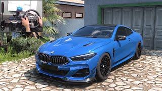 BMW M8 Competition - Forza Horizon 5 (Steering Wheel + Paddle Shifter) Gameplay