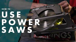 Tools 101: How To Use A Power Saw - Bunnings Warehouse [Tutorial]
