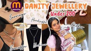 *HUGE* MEESHO JEWELLERY HAUL under 299  Affordable Dainty Jewellery