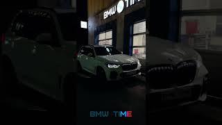 Дооснастили BMW X5 G05 решеткой с подсветкой Iconic Glow.  #bmw #обзор #бмв #дооснащение #automobile