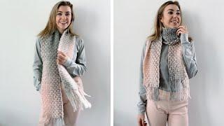 HAPPY HAILEY SCARF - FREE CROCHET PATTERN