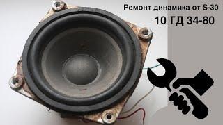 Ремонт динамика от S-30 10 ГД 34-80