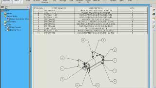 SolidWorks Customization using VBA - Automatically generate spare parts catalogue for assembly