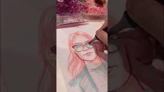 Рисую только 3 цветами #foryou #shorts #art #художник #speedpaint #рисунок #цвет #artwork