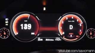 2014 BMW 535i 306 HP 0-100 km/h, 0-100 mph & 0-200 Acceleration GPS