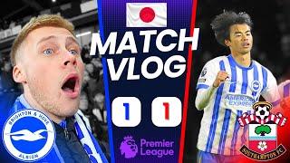 MITOMA'S GOAL Couldn't Stop Southampton!! | Match Day Vlog