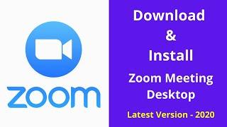 How to download and install Zoom Client for Desktop