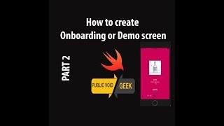 How to create Onboarding or Demo screen for your iOS Swift 4 app Part 2