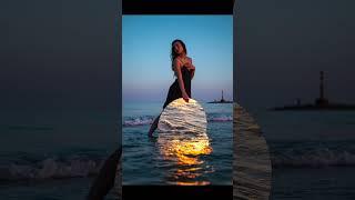 COOL Shooting at the BEACH  #photoshoot #model #shorts