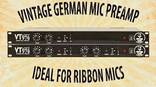 Vintage Ribbonmic preamp | Vintagetools VT976 | EN