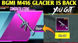 BGMI M416 GLACIER COMING BACK | SCAR L GLACIER COMING | WINTER NEW EVENT