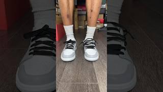 Air Jordan 1 low wolf grey and white #sneakers #whydavis #jordan1low #airjordan1low