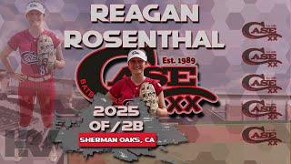 2025 Reagan Rosenthal Outfield and 2B, Softball Recruiting Skills Video - CASE