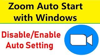 How to disable Zoom from automatically running on Windows startup| Zoom Desktop App Setting| #Zoom