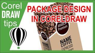 Creating a package design in CorelDRAW