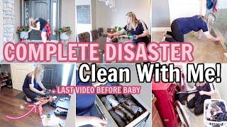 COMPLETE DISASTER CLEAN WITH ME / *EXTREME* DEEP CLEAN & DECLUTTER / MESSY HOUSE CLEANING MOTIVATION