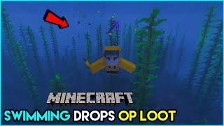 Minecraft But Swimming Drops OP Loot | Minecraft | THE COSMIC BOY