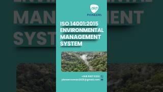 ISO 14001:2015 Environmental Management System #ems #environment