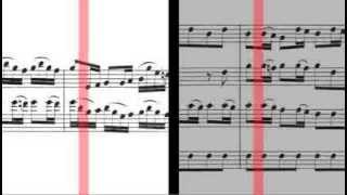 BWV 1051 - Brandenburg Concerto No.6 (Scrolling)