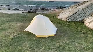 Big Agnes Tiger Wall HV UL2  in 50-60 mph wind on west coast of Norway