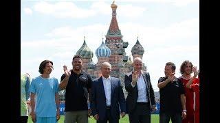 FIFA World Cup: Vladimir Putin shows neat footwork