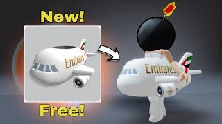 OMG! THIS FREE ROBLOX IS TOO GOOD! GET THIS FREE WAIST ACCESSORY NOW! Emirates Mini A380