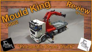 Review mit unerwartetem Ende von "Bigger is Better" der Pneumatic Crane Truck von Mould King 19002