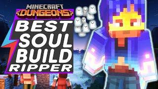 Minecraft Dungeons BEST SOUL BUILD "RIPPER" - UNLIMITED Artifact Damage Build