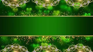 Free Green Frame Title Background Video Animation